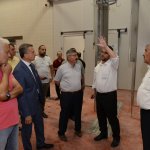 ÇESOB Başkanı ve esnaflar mezbahayı gezdi