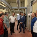 ÇESOB Başkanı ve esnaflar mezbahayı gezdi