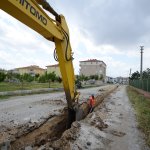 Selçuk Caddesi'ne 250 metre kanalizasyon