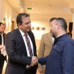 Ferahoğlu çiftinin resim sergisi açıldı