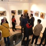 Ferahoğlu çiftinin resim sergisi açıldı