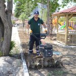 Park ve bahçelerde hummalı çalışma