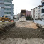 Çorum Belediyesinde kazı ve dolgu çalışması