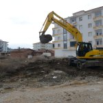 Çorum Belediyesinde kazı ve dolgu çalışması