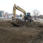 Çorum Belediyesinde kazı ve dolgu çalışması