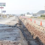 Muhsin Yazıcıoğlu Caddesinde yağmursuyu hattı çalışması