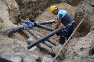 Slimkent içme suyu hattı yenileniyor