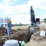 Çoraklık 36. Sokak’ta kanalizasyon hattı çalışması