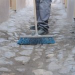 Dikiciler Arastasında taş zemin gün yüzüne çıktı