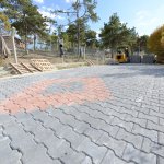 Bahabey Çamlığına 8 bin metre kilit taşı