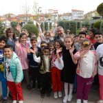 Başkan Aşgın çocuklarla bayramı kutladı