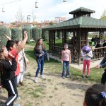 Başkan Aşgın çocuklarla bayramı kutladı