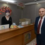 Başkan Aşgın’dan sağlık çalışanlarına meyve jesti