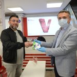 Belediyemizden esnafa dezenfektan ve maske