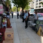 Belediye, kaldırım işgallerini kaldırmak için denetimlerini sürdürüyor