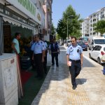 Belediye, kaldırım işgallerini kaldırmak için denetimlerini sürdürüyor