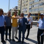 Trafik komisyonu yaya geçişlerini inceledi