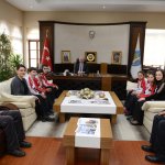 Özel öğrencilerden Başkan Gül’e ziyaret