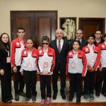 Özel öğrencilerden Başkan Gül’e ziyaret