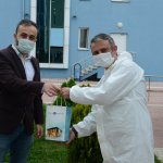 Belediyemiz karantinadaki vatandaşları yine unutmadı