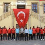 Şampiyon güreşçiler Kumluca yolunda