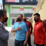 Şampiyon güreşçiler Kumluca yolunda