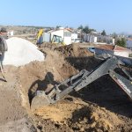 İçme suyu hattı yola alındı