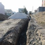 İçme suyu hattı yola alındı