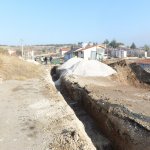 İçme suyu hattı yola alındı