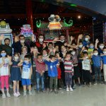 Mevsimlik işçilerin çocukları doyasıya eğlendi