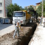 Akkent ve Gülabibey'de altyapı çalışması