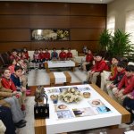 Öğrencilerden Başkan Gül’e ziyaret