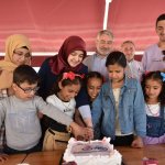 Başkan Aşgın, mülteci çocuklara sürpriz yaptı