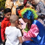 Çocuklar, Millet Bahçesinde gönüllerince eğlendiler