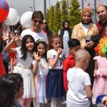 Çocuklar, Millet Bahçesinde gönüllerince eğlendiler