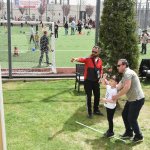 Çocuklar, Millet Bahçesinde gönüllerince eğlendiler