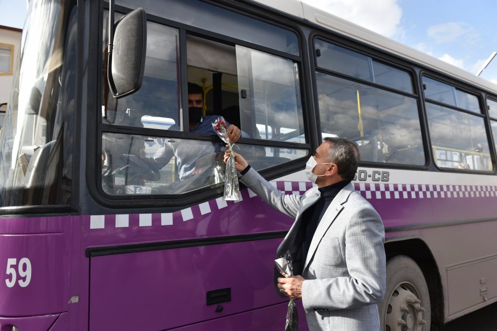 Belediyemiz şoförleri unutmadı