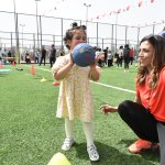 Çocuklar, Millet Bahçesinde gönüllerince eğlendiler