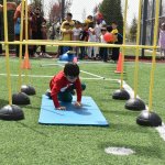Çocuklar, Millet Bahçesinde gönüllerince eğlendiler