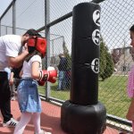 Çocuklar, Millet Bahçesinde gönüllerince eğlendiler