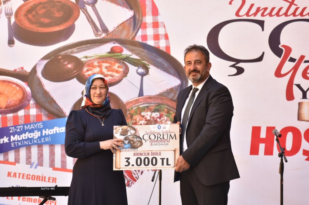 “Çorum Yemekleri” Yarışmasında Ödüller Sahiplerini Buldu