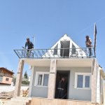 Kalan 2 kaçak villa da yıkıldı