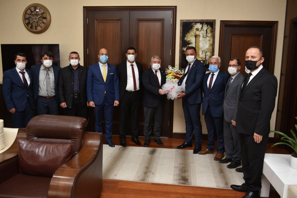 Muhtarlardan Başkan Aşgın’a Ziyaret