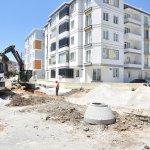 Çiftlik Çayırı 11. Sokakta atık su hattı yenileniyor