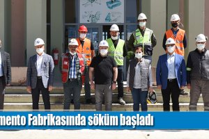 Çimento Fabrikasında söküm başladı