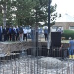 Şehitlikte mescit ve binaların temeli atıldı