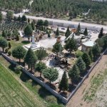 Şehitlikte mescit ve binaların temeli atıldı