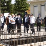 Şehitlikte mescit ve binaların temeli atıldı