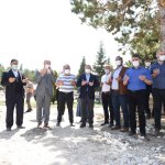 Şehitlikte mescit ve binaların temeli atıldı