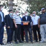 Şehitlikte mescit ve binaların temeli atıldı